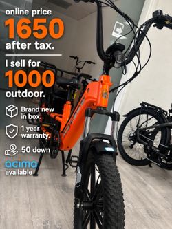 Cargo family ebike - electric bike at big sale
