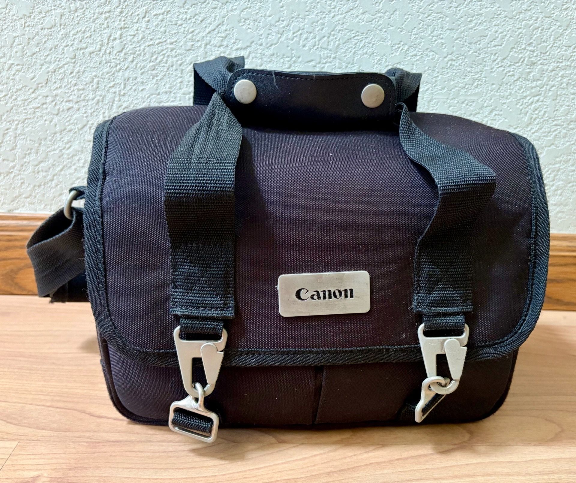 Used canvas Canon camera bag