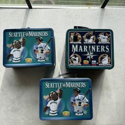 Lot Of 3 Vintage Mariner Metal Lunchboxes 
