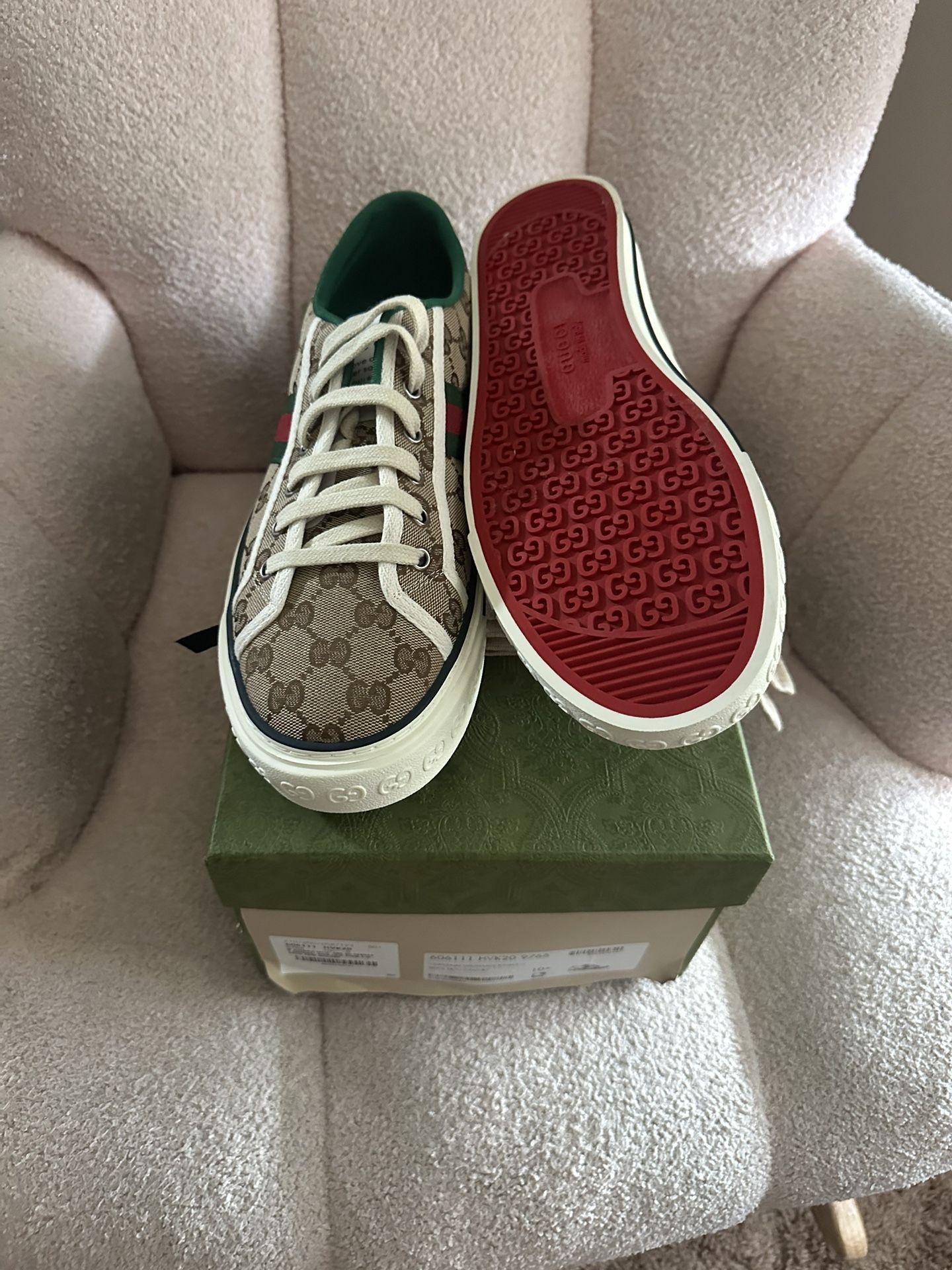 Men Never Worn Gucci Sneakers