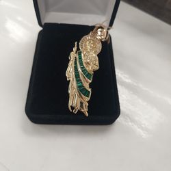 14k San Judas Pendant
