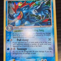 Reverse Holo Feraligatr Unseen Forces