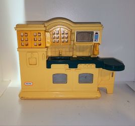 Vintage 90s Little Tikes Dollhouse Country Kitchen