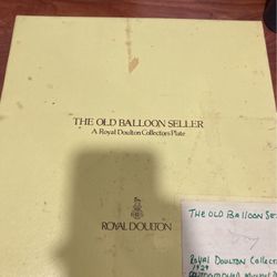 Royal doulton Plate Autographed on the back.