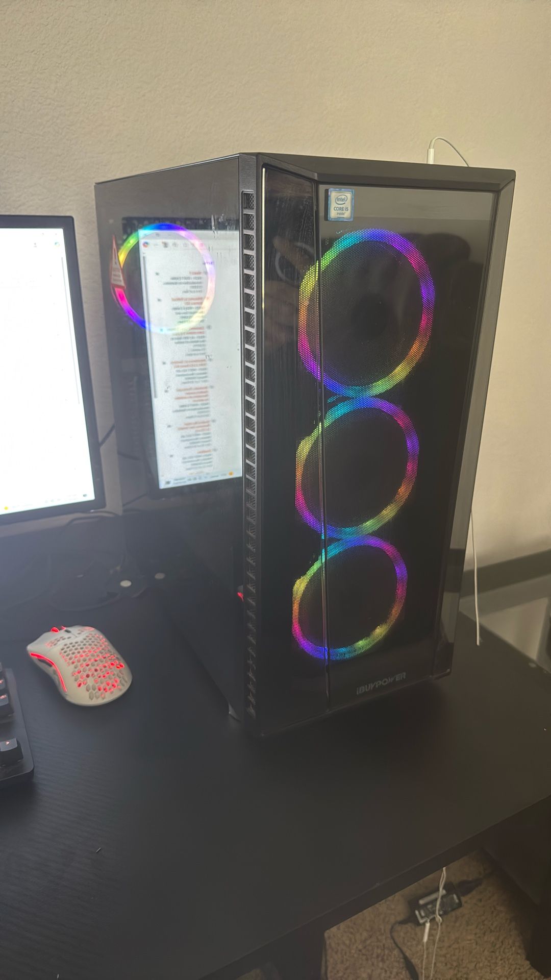 Ibuypower gaming Pc, Monitor, Keyboard, Mouse
