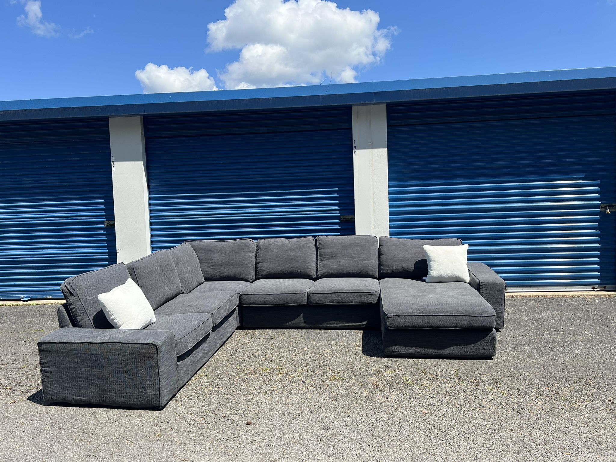 Gray ikea kivik sectional DELIVERY AVAILABLE!*