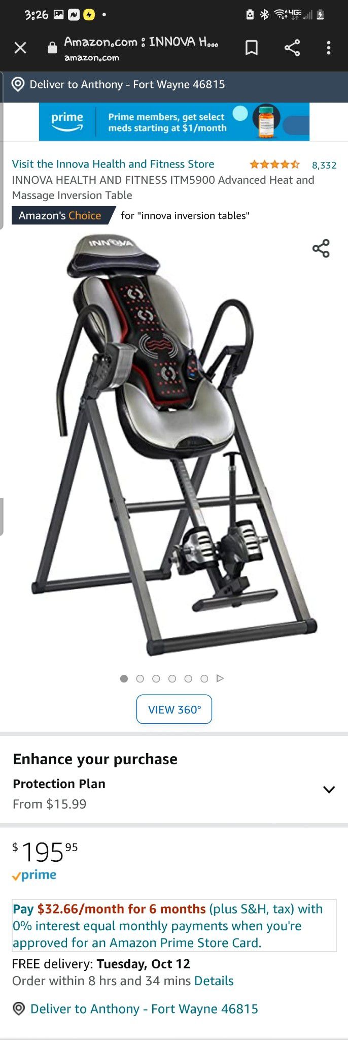Brand New In Box Inversion Table.