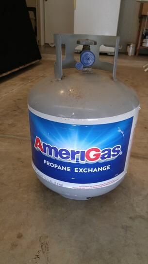 Amerigas propane tank
