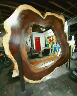 Decorative  Giant Tree Center With Metal Base