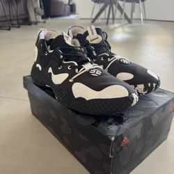 Adidas Harden Vol-6 black and white size 12