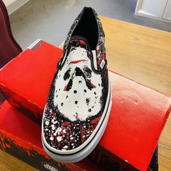 Slip On Vans, Friday The 13th , Jason Voorhees Addition 