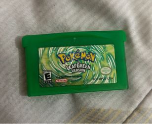 Pokemon leaf green gameboy advance