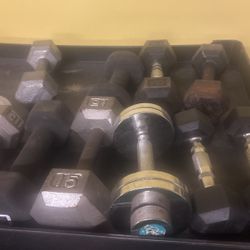 Iron Plates- Dumbbells FREE- PENDING 