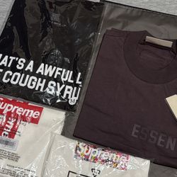 Essentials, Alocs, Supreme Shirts