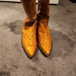 Ostrich COWBOY  BOOTS