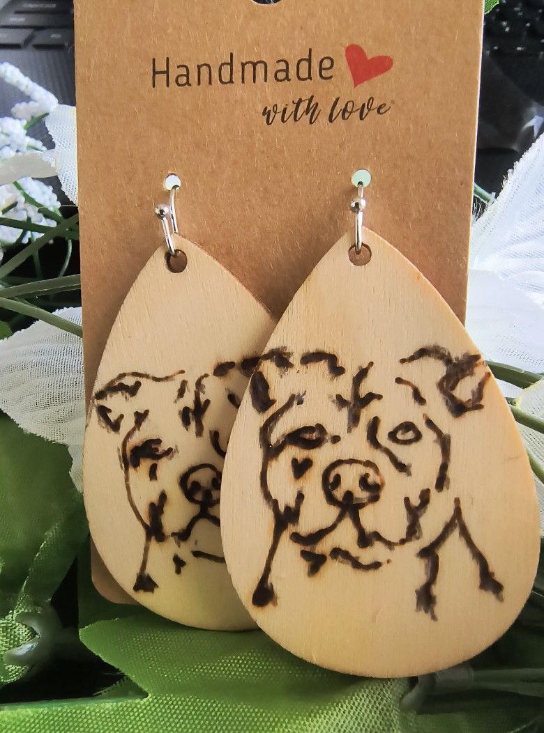 Pitbull Earrings