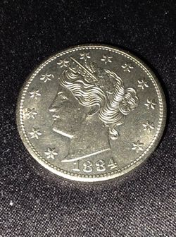 1884 v liberty nickel