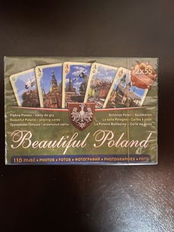 Beautiful Poland Playing Cards 2 Packs Unopened 