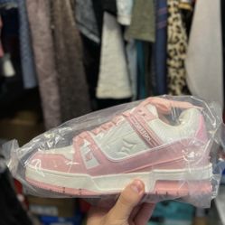 Pink Rose Louis Vuitton Trainer