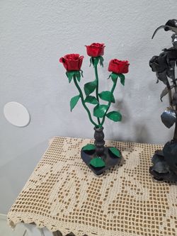 metal roses