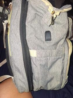 Crib inside baby bag
