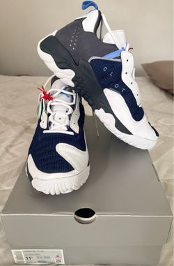 Worn once Jordan Delta 2 SP x Clot White/ University Blue/ Navy Blue Men's Size 11.5 Used