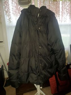 Faded glory women's black winter coat-XL