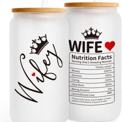 Wifey Glass Cup