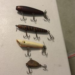 4 vintage lures