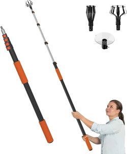 Brand new in box 26FT Reach Light Bulb Changer for High Ceilings, Light Bulb Changer with Baskets and Suction Cup for Recessed Lights with 5-20FT Pole