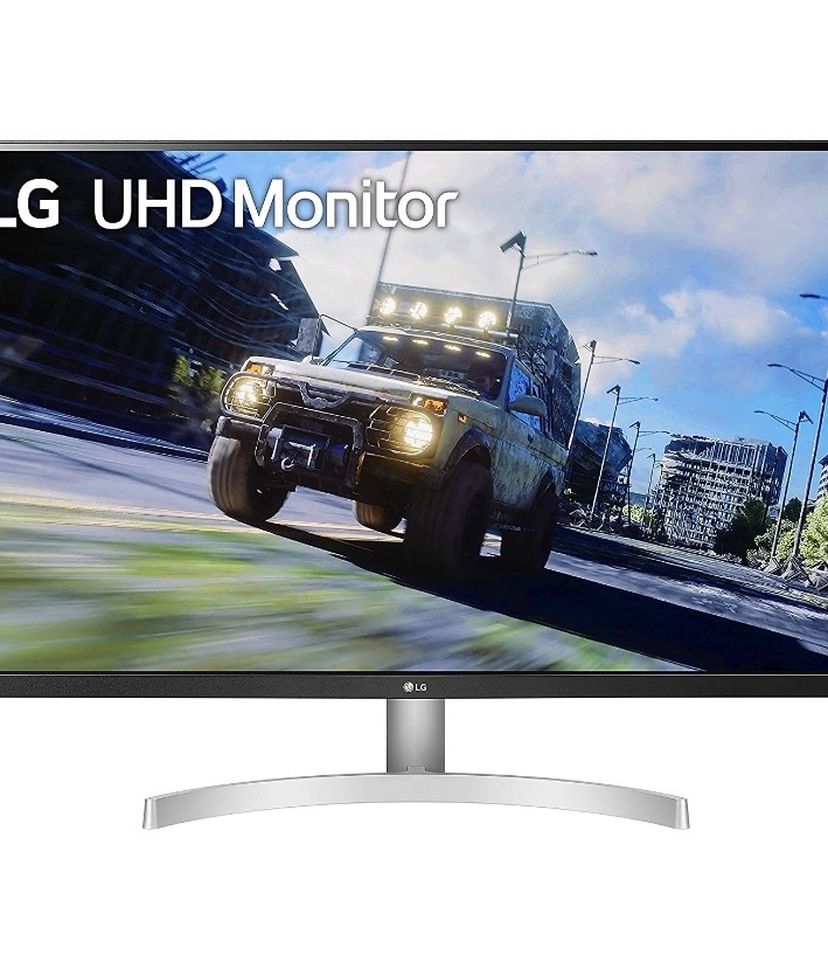 LG 32UN500-W 32 Inch UHD (3840 x 2160) VA Display with AMD FreeSync, DCI-P3 90% Color Gamut, HDR10 Compatibility, and 3-Side Virtually Borderless Desi