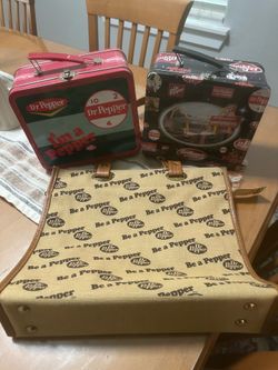 Dr Pepper Collectible Lunchboxes and Bag