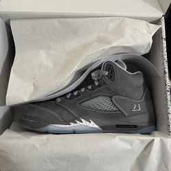 Jordan Retro 5 Gs “Wolf Grey”