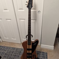 Epiphone Thunderbird Pro IV Natural Oil with OHSC