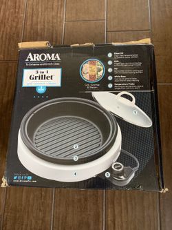 Aroma 3-in-1 Grill, Steamer & Simmer