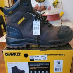 DEWALT STEEL TOE BOOTS SIZE 13