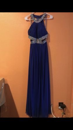 Blue formal dress
