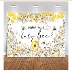 Gender Reveal Backdrop And Cupcake Stand