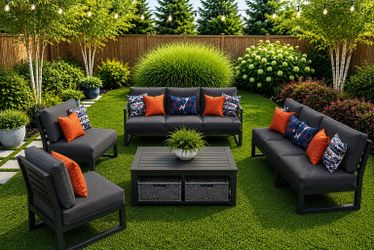 Brand new patio aluminum set 9 pieces