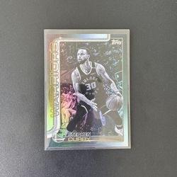 2025 Steph Curry Topps Black Foil SP