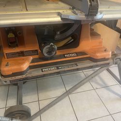 Ridgid table saw