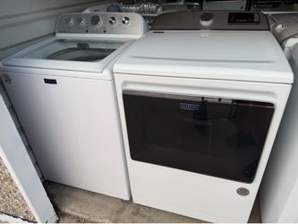 Maytag washer and Maytag electric dryer