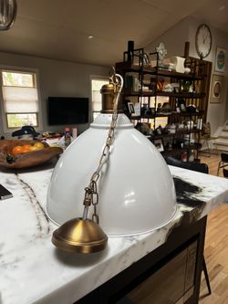 Large Mid Century Style Pendant