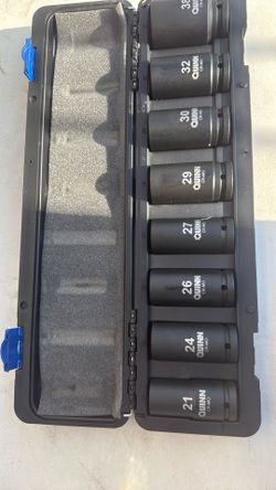 3/4 Deep impact socket set  (8piece)