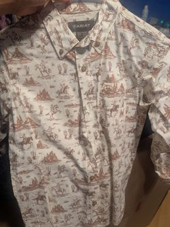 Boys Medium Ariat / Polo $65 OBO