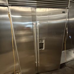 48” Sub Zero Built In Stainless Steel Refrigerator 