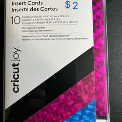 Cricket joy inserts cards