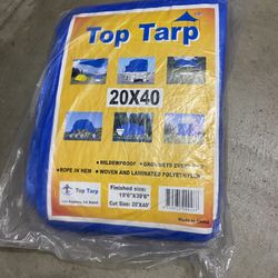 Blue Top Tarp 20x40 Brand New