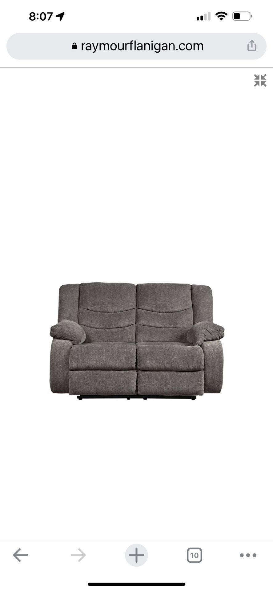 Recliner Love Seat