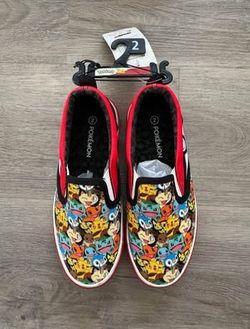 Pokemon Slip On Sneakers - Big Kids Size 2